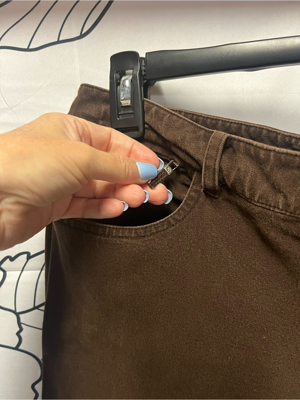 Lauren Ralph Lauren Dark Rust Brown Straight Jeans (392) - Picture 5 of 12
